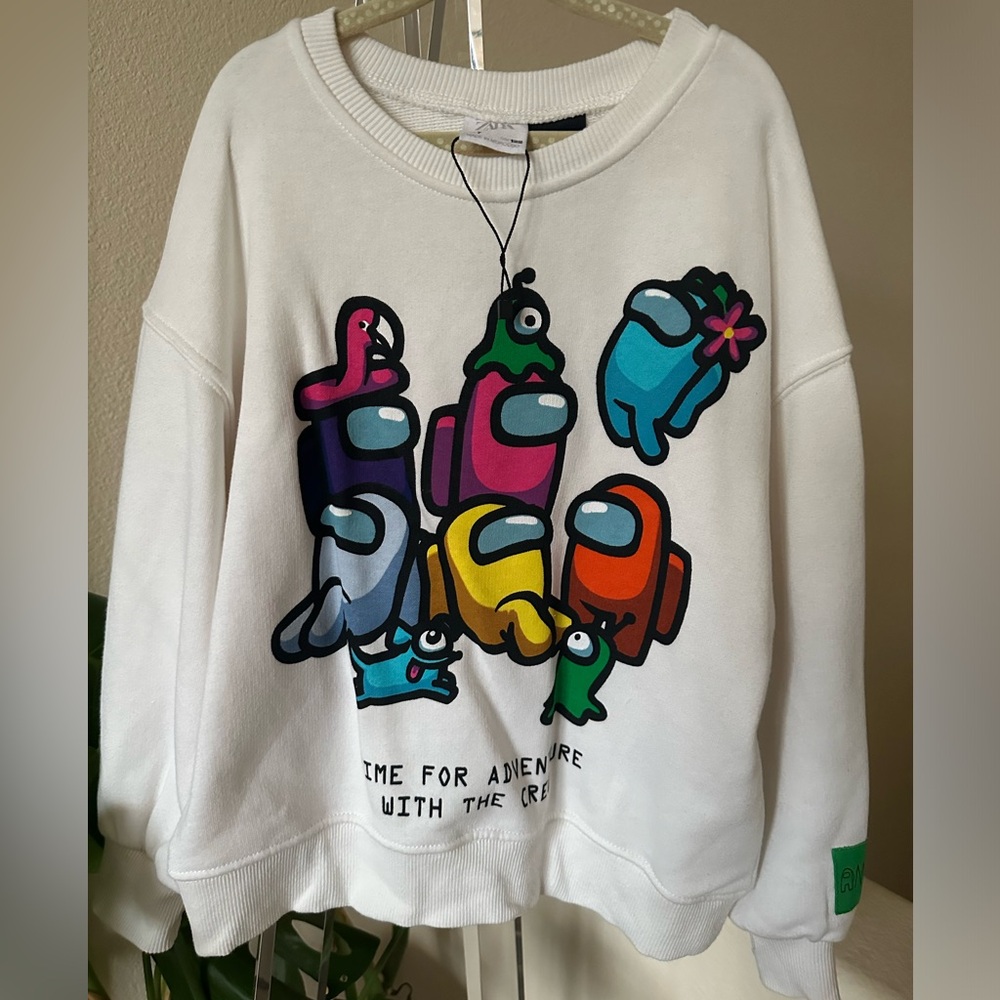 EUC ZARA Among Us Sweater